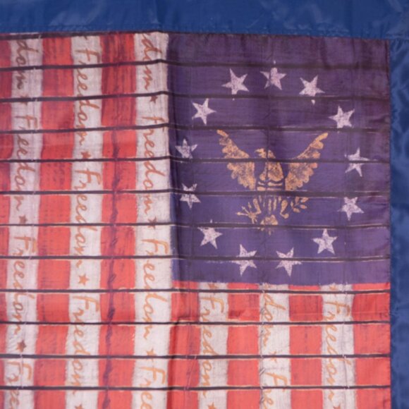 American Flag Hanging Decor Outdoors Banner Eagle Freedom Stars Red White Blue - Picture 6 of 6